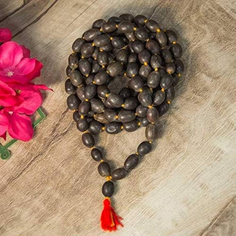 Siddh Natural Kamal Gatta Mala | 108 Lotus Seed Beads for Lakshmi Worship & Prosperity